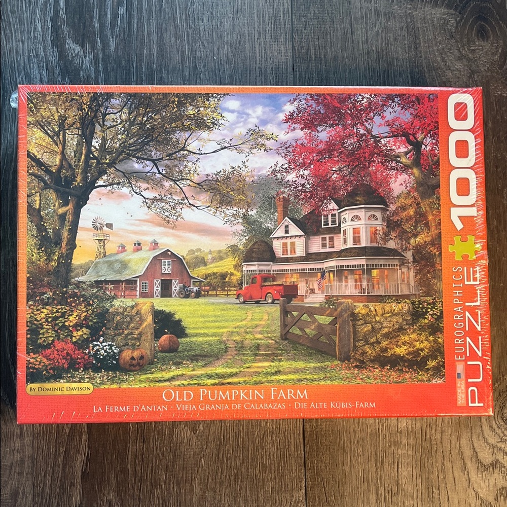 NEW SEALED* Old Pumpkin Farm Puzzle - 1000 Pieces By Dominic Davison